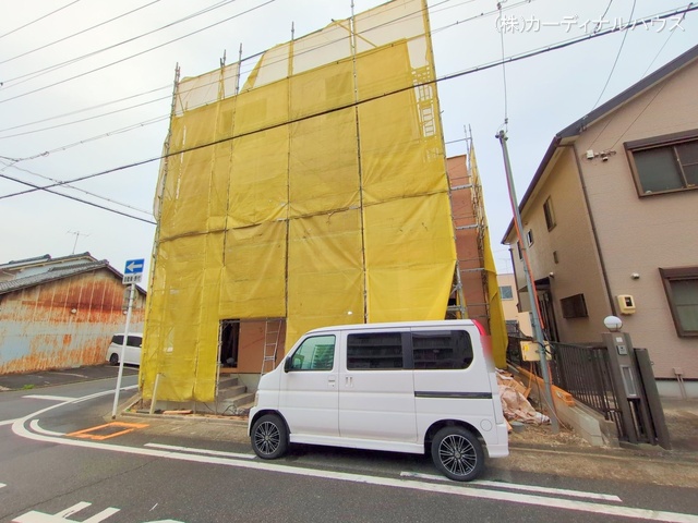 愛知県名古屋市中川区露橋2丁目の新築戸建て上棟写真 2025年5月26日撮影