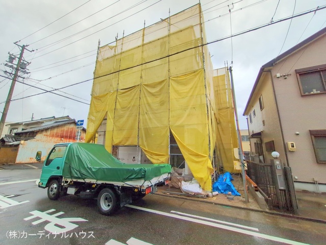 愛知県名古屋市中川区露橋2丁目の新築戸建てシート写真 2025年6月23日撮影