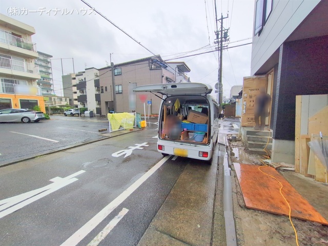 愛知県名古屋市中川区露橋2丁目の新築戸建て外構写真 2025年7月16日撮影