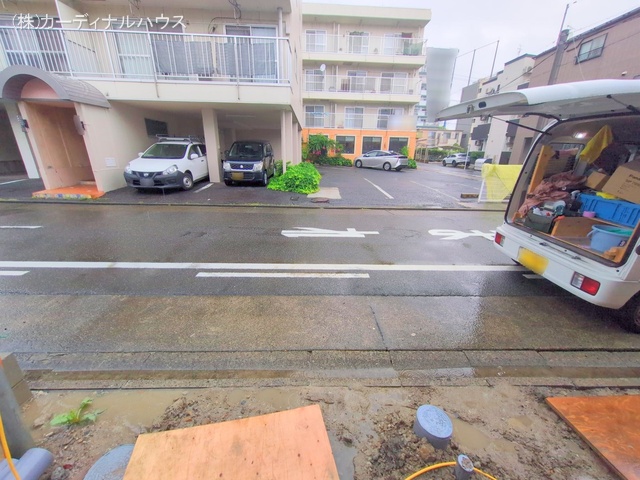 愛知県名古屋市中川区露橋2丁目の新築戸建て外構写真 2025年7月16日撮影