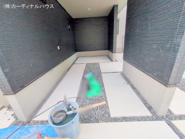 愛知県名古屋市中川区露橋2丁目の新築戸建て完成写真 2025年8月13日撮影