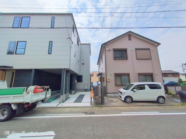 愛知県名古屋市中川区露橋2丁目の新築戸建て完成写真 2025年8月13日撮影