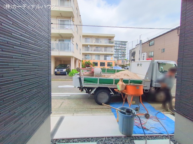 愛知県名古屋市中川区露橋2丁目の新築戸建て完成写真 2025年8月13日撮影