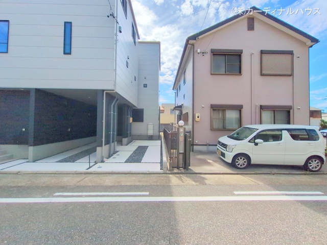 愛知県名古屋市中川区露橋2丁目の新築戸建て完成写真 2025年9月29日撮影