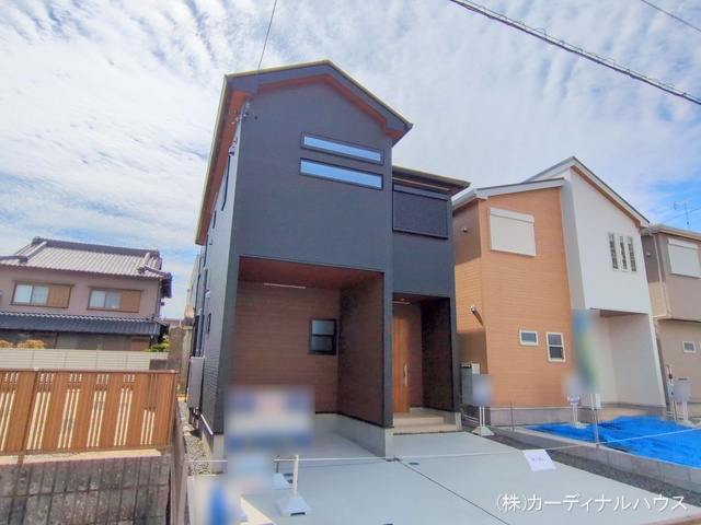 愛知県名古屋市港区明正1丁目の新築戸建て完成写真 2025年10月1日撮影