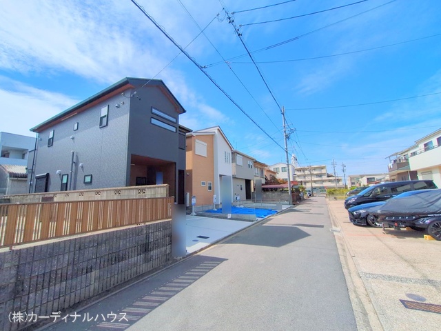 愛知県名古屋市港区明正1丁目の新築戸建て完成写真 2025年10月1日撮影