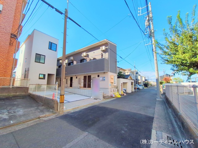 愛知県名古屋市南区鶴田2丁目の新築戸建て完成写真 2025年10月27日撮影