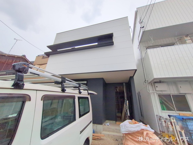 愛知県名古屋市瑞穂区柳ケ枝町２丁目の新築戸建て外構写真 2025年11月24日撮影