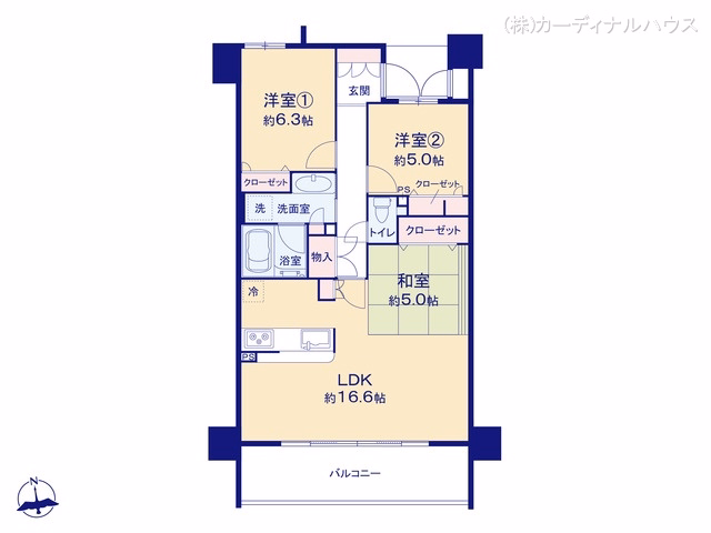 グランマノワール南陽 間取図