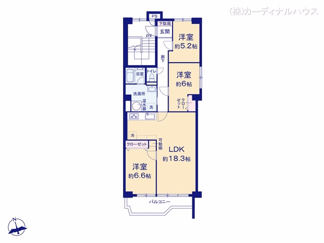中古マンション シーアイマンション本郷 間取図