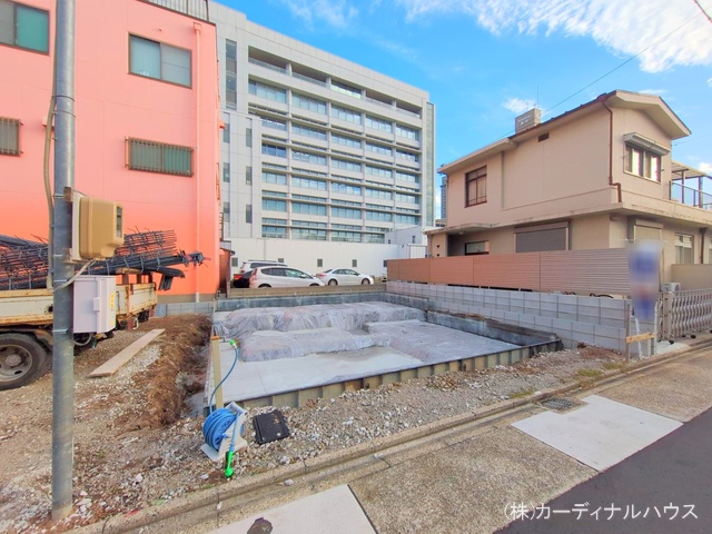 愛知県名古屋市東区徳川１丁目の新築戸建て基礎写真 2025年11月10日撮影