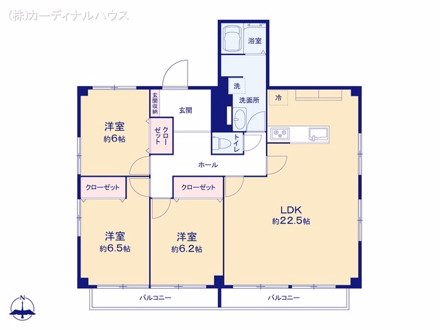 丸美タウンマンション堀田 間取図