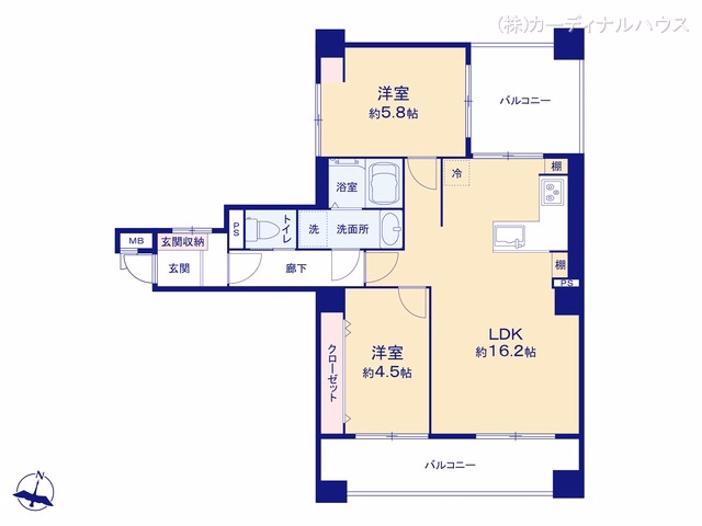 ダイアパレス神宮苑 間取図