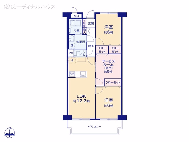リリーハイツ瑞穂 間取図