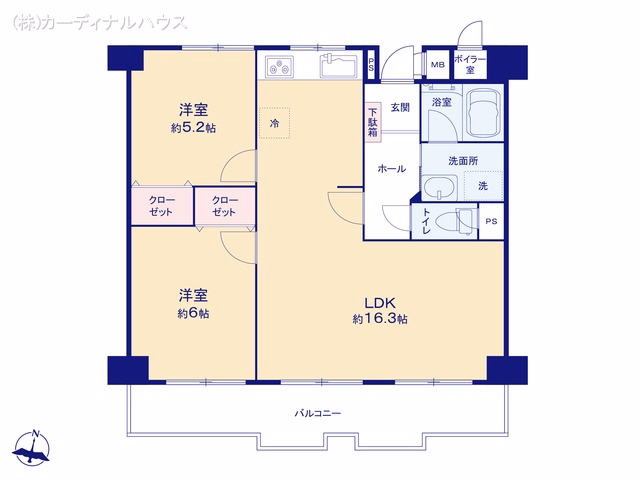 中古マンション 一光ハイツ千代田橋 間取図