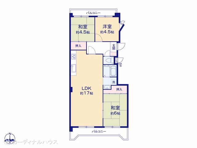 中古マンション オオタピア平針 間取図