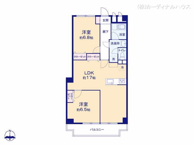 ニューコーポ白鳥 間取図