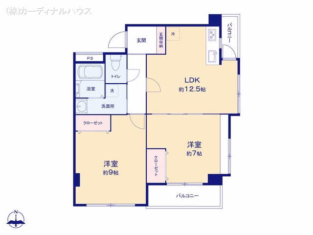 三旺マンション新栄 間取図