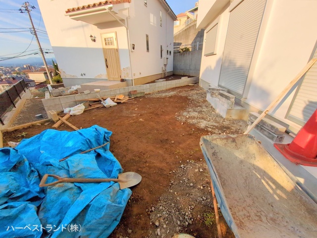 東京都町田市相原町の未入居 戸建て外構写真 2024年12月3日撮影