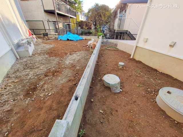 東京都町田市相原町の未入居 戸建て外構写真 2024年12月3日撮影