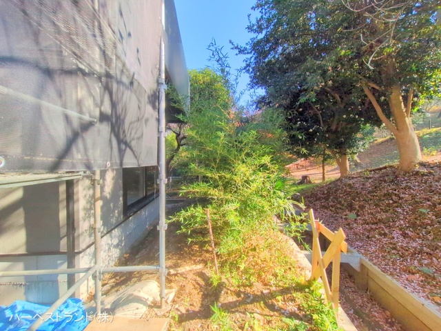 神奈川県横浜市港北区篠原台町の新築戸建て外構写真 2024年12月25日撮影