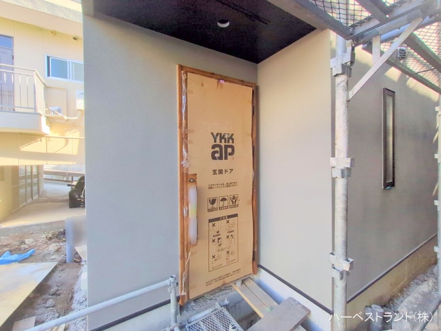 神奈川県横浜市港北区篠原台町の新築戸建て外構写真 2024年12月25日撮影