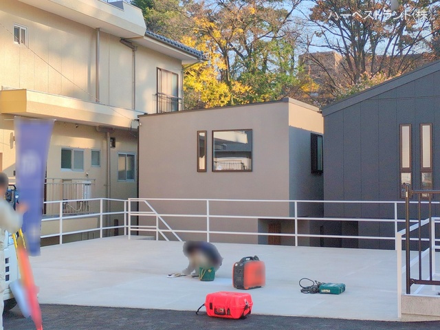 神奈川県横浜市港北区篠原台町の新築戸建て完成写真 2025年12月16日撮影