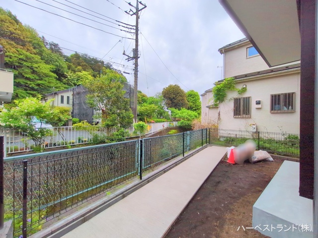 神奈川県横浜市泉区岡津町の新築戸建て外構写真 2025年5月1日撮影