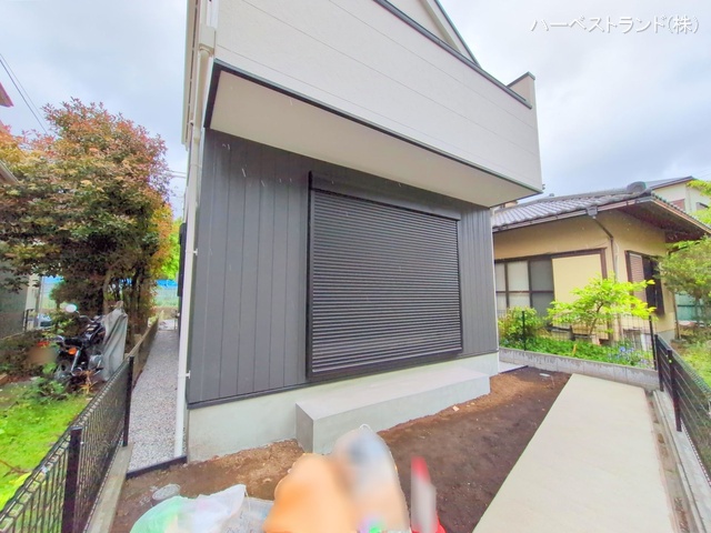 神奈川県横浜市泉区岡津町の新築戸建て外構写真 2025年5月1日撮影