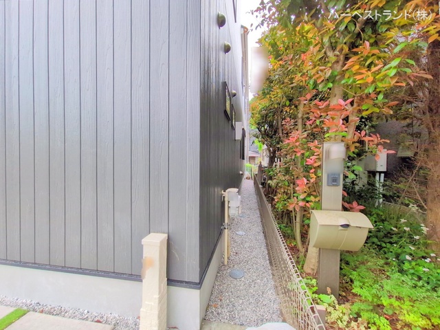 神奈川県横浜市泉区岡津町の新築戸建て外構写真 2025年5月1日撮影