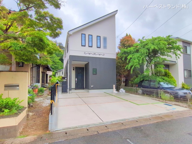 神奈川県横浜市泉区岡津町の新築戸建て外構写真 2025年5月1日撮影