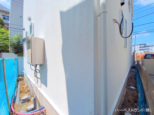 神奈川県横浜市旭区白根７丁目の新築戸建て外構写真 2025年7月23日撮影