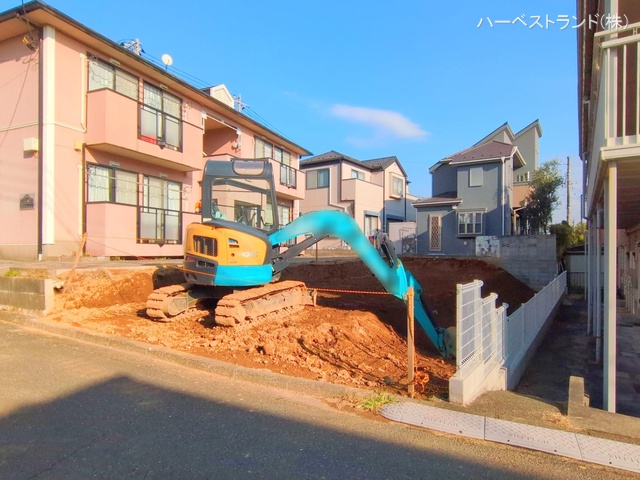 神奈川県横浜市旭区白根6丁目の新築戸建て更地・土地写真 2024年11月11日撮影
