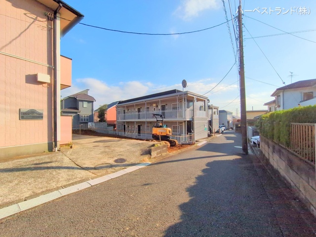神奈川県横浜市旭区白根6丁目の新築戸建て更地・土地写真 2024年11月11日撮影