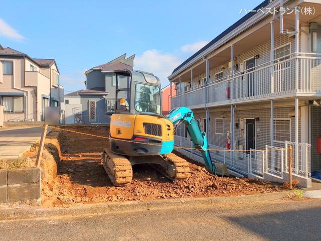 神奈川県横浜市旭区白根６丁目の新築戸建て更地・土地写真 2024年11月11日撮影