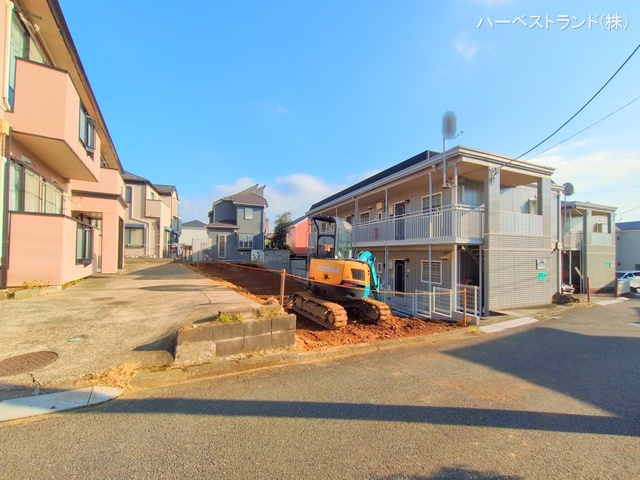 神奈川県横浜市旭区白根６丁目の新築戸建て更地・土地写真 2024年11月11日撮影