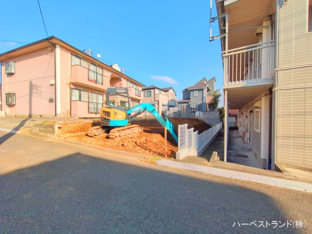 神奈川県横浜市旭区白根６丁目の新築戸建て更地・土地写真 2024年11月11日撮影