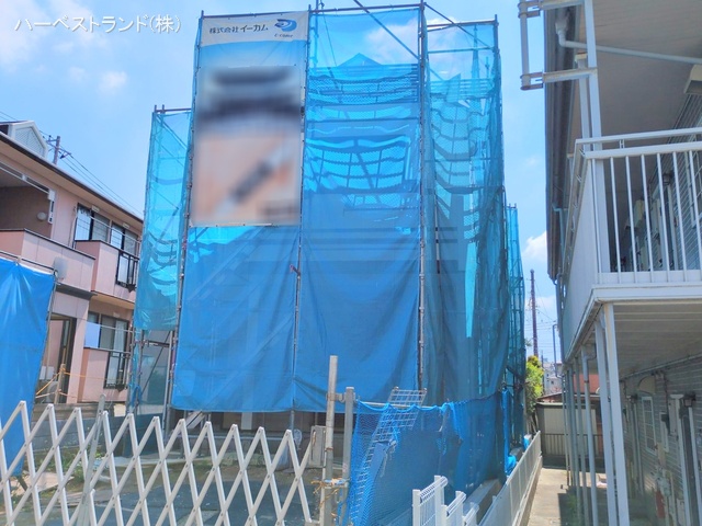 神奈川県横浜市旭区白根6丁目の新築戸建てシート写真 2025年7月23日撮影