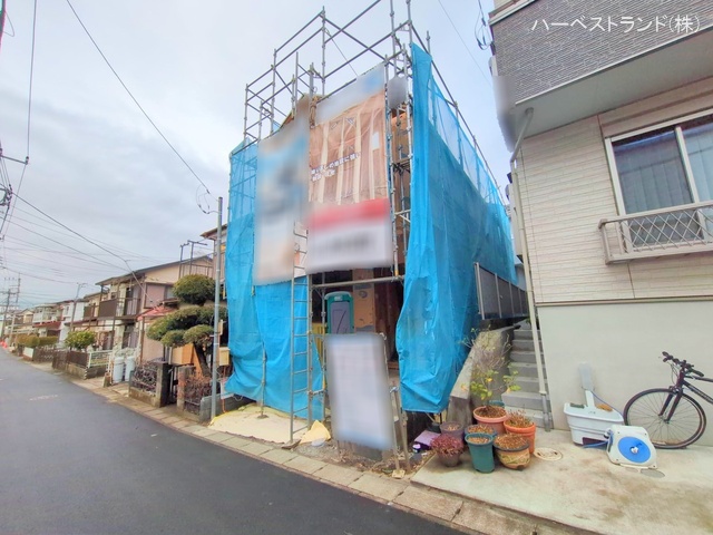 神奈川県綾瀬市深谷南１丁目の新築戸建て上棟写真 2025年3月5日撮影