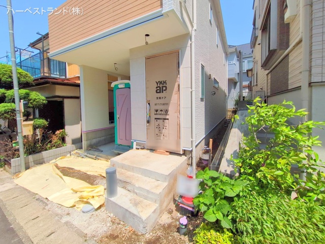 神奈川県綾瀬市深谷南1丁目の新築戸建て外構写真 2025年5月19日撮影