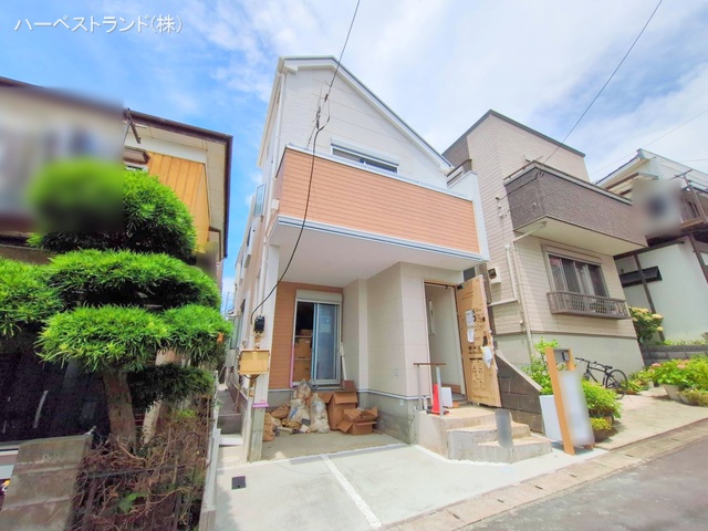 神奈川県綾瀬市深谷南１丁目の新築戸建て外構写真 2025年6月25日撮影