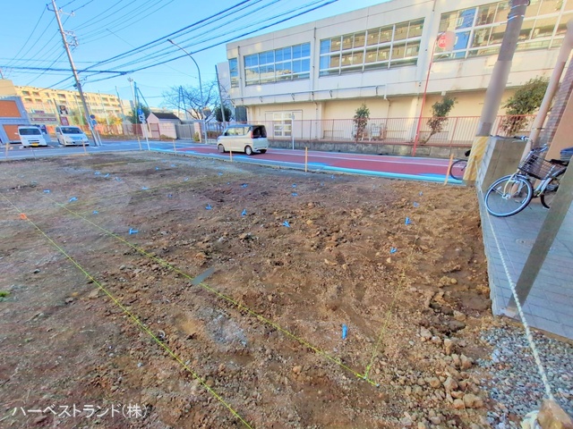 神奈川県川崎市幸区塚越２丁目の新築戸建て更地・土地写真 2024年12月8日撮影