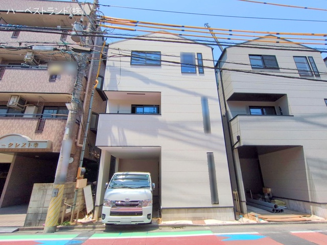 神奈川県川崎市幸区塚越２丁目の新築戸建て外構写真 2025年5月19日撮影