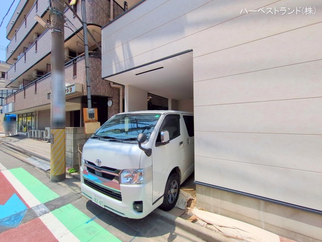 神奈川県川崎市幸区塚越２丁目の新築戸建て外構写真 2025年5月19日撮影