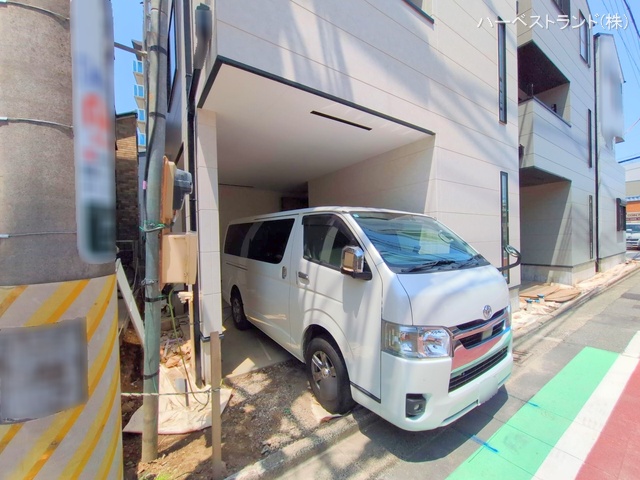 神奈川県川崎市幸区塚越２丁目の新築戸建て外構写真 2025年5月19日撮影