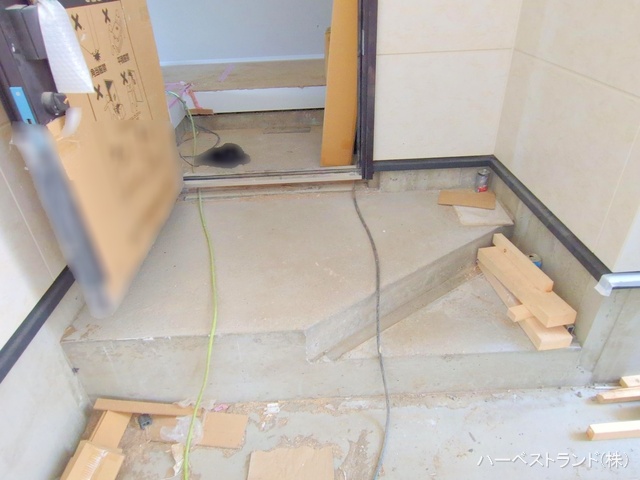 神奈川県川崎市幸区塚越２丁目の新築戸建て外構写真 2025年5月19日撮影