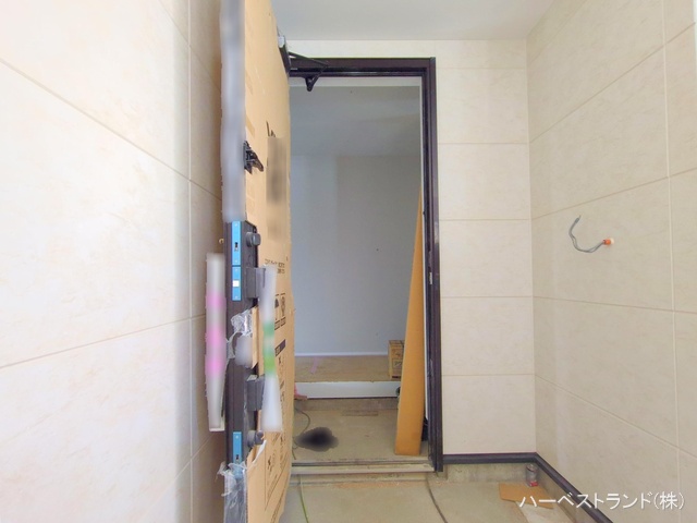 神奈川県川崎市幸区塚越２丁目の新築戸建て外構写真 2025年5月19日撮影