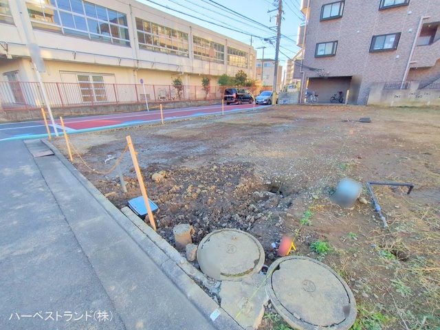 神奈川県川崎市幸区塚越２丁目の新築戸建て更地・土地写真 2024年12月8日撮影