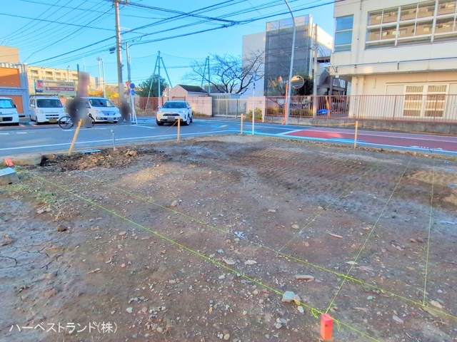 神奈川県川崎市幸区塚越２丁目の新築戸建て更地・土地写真 2024年12月8日撮影