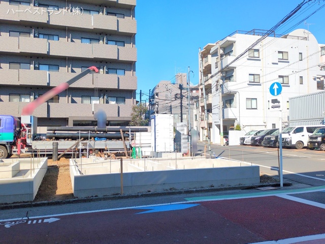 神奈川県川崎市幸区塚越２丁目の新築戸建て基礎写真 2025年2月5日撮影